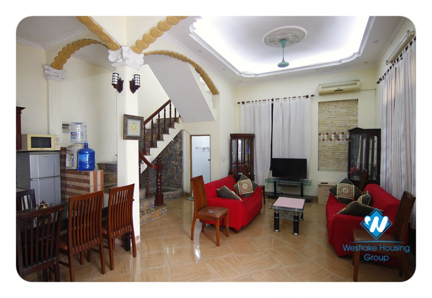 A nice  house with courtyard for rent in Ba Dinh district